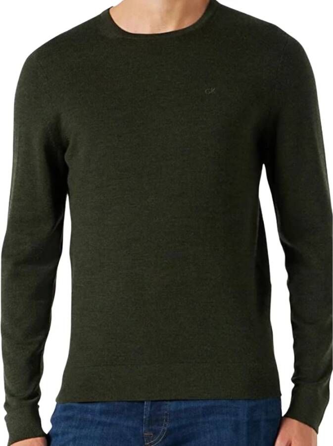 Calvin Klein Round-neck Knitwear Groen Heren