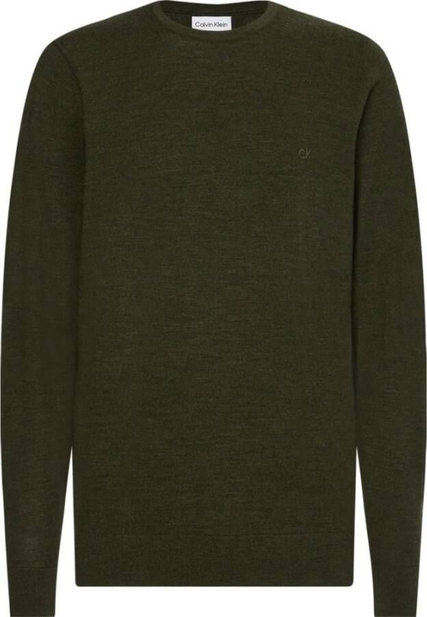 Calvin Klein Round-neck Knitwear Groen Heren