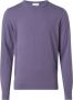Calvin Klein Merino Crew Neck Sweater Purple Heren - Thumbnail 1