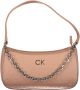 Calvin Klein Roze Polyester Handtas met Ketting- en Schouderhandvatten Pink Dames - Thumbnail 1