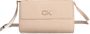 Calvin Klein Roze Polyester Handtas met Verstelbare Schouderband Pink Dames - Thumbnail 3