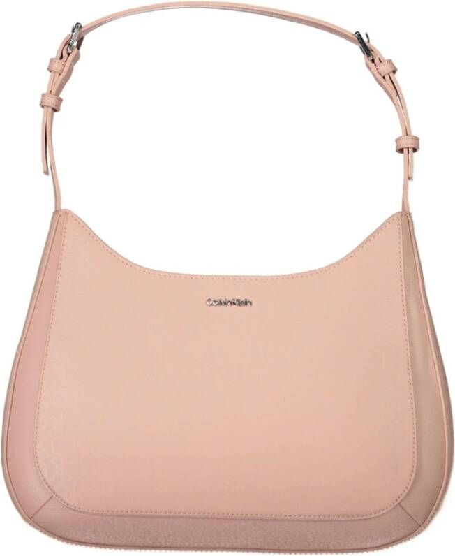 Calvin Klein Schoudertas van gerecycled polyester voor vrouwen Roze Dames