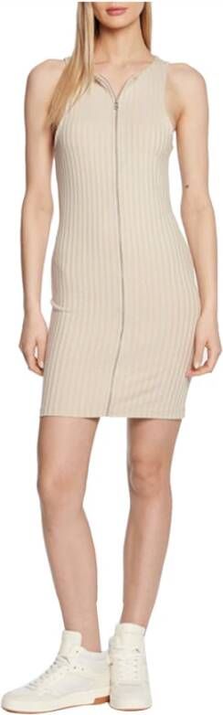 Calvin Klein Short Dresses Beige Dames