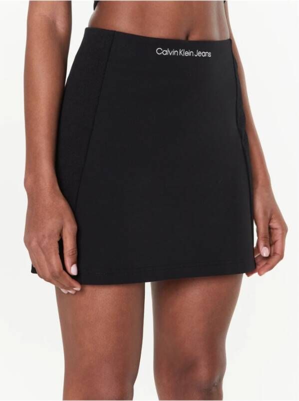 Calvin Klein Short Skirts Zwart Dames