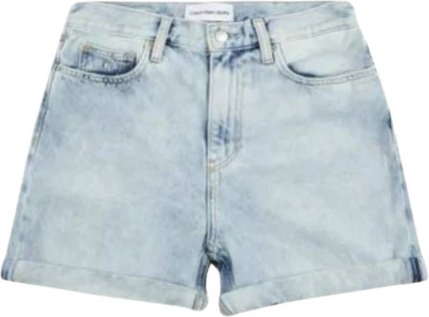 Calvin Klein Shorts Blauw Dames
