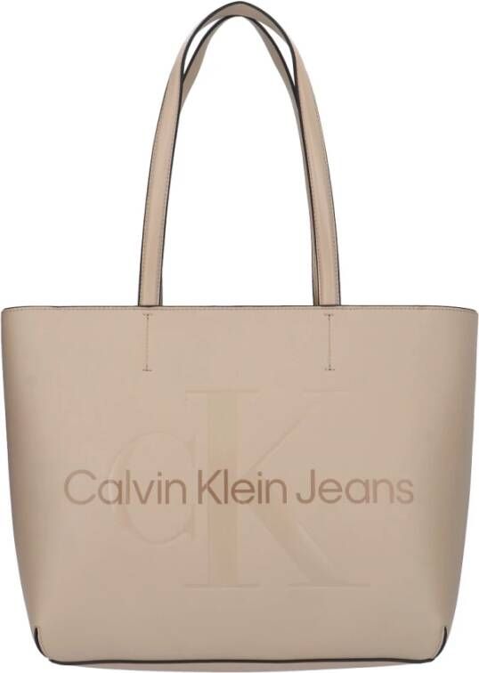 Calvin Klein Shoulder Bags Beige Dames