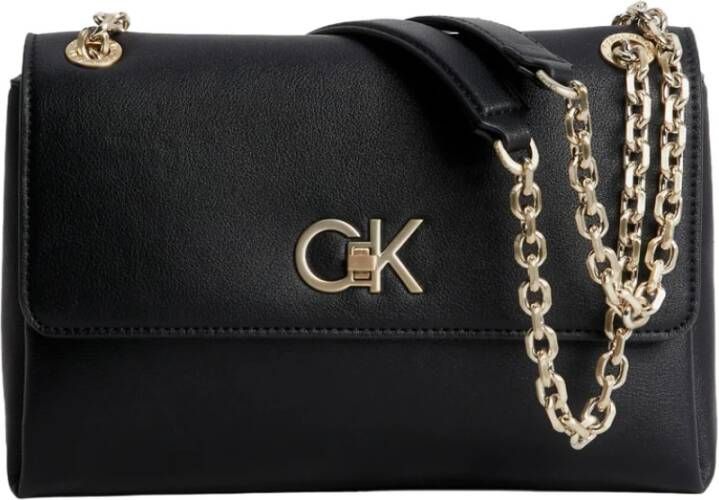 Calvin Klein Elegante Crossbody Tas voor Moderne Vrouwen Black Dames