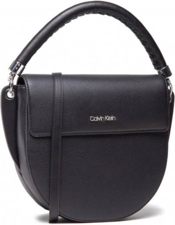 Calvin Klein Black Woman Shoulder Bag Zwart Dames