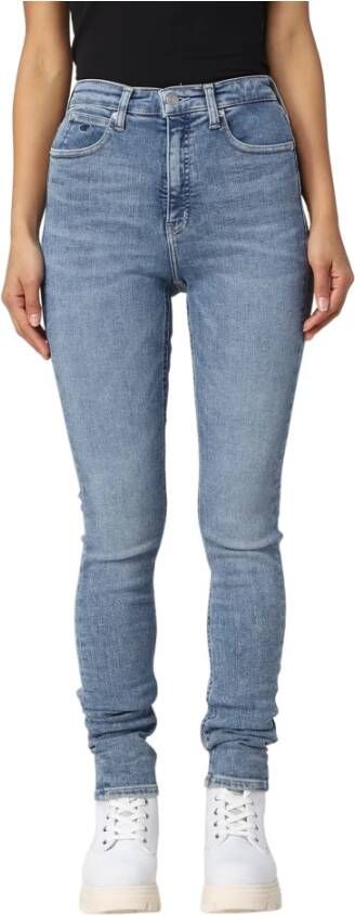 Calvin Klein Skinny Jeans Blauw Dames
