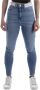 Calvin Klein Jeans Dames Blauwe Jeans Ritssluiting en Knoopsluiting Blauw Dames - Thumbnail 1