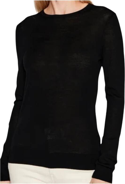 Calvin Klein Slanke fit blouse Zwart Dames