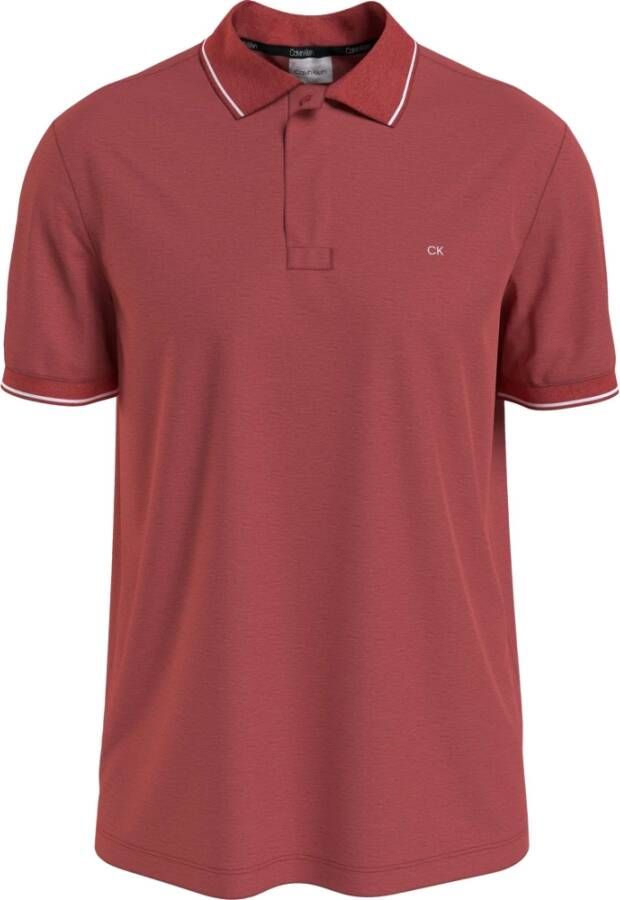 Calvin Klein Poloshirt STRETCH PIQUE TIPPING SLIM POLO