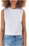 Calvin Klein Sleeveless Tops White Dames - Thumbnail 1