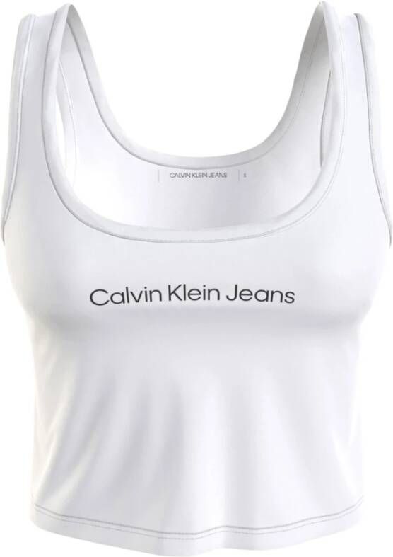 Calvin Klein Sleeveless Tops Wit Dames