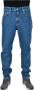 Calvin Klein Slim-Fit Blauw en Groene Jeans Blue Heren - Thumbnail 1
