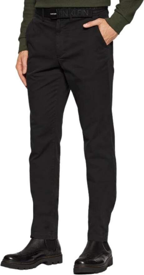 Calvin Klein Slim-fit broek Zwart Heren