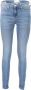 Calvin Klein Slim Fit Gewassen Jeans met Logo Detail Blauw Dames - Thumbnail 1
