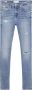 Calvin Klein Blauwe Slim Fit Elastische Denim Jeans Blue Heren - Thumbnail 1