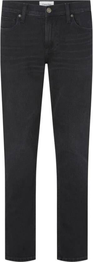 Calvin Klein Slim Fit Gewassen Zwarte Jeans Black Heren