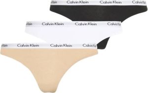 Calvin Klein Underwear String van microvezel in een set van 3 stuks