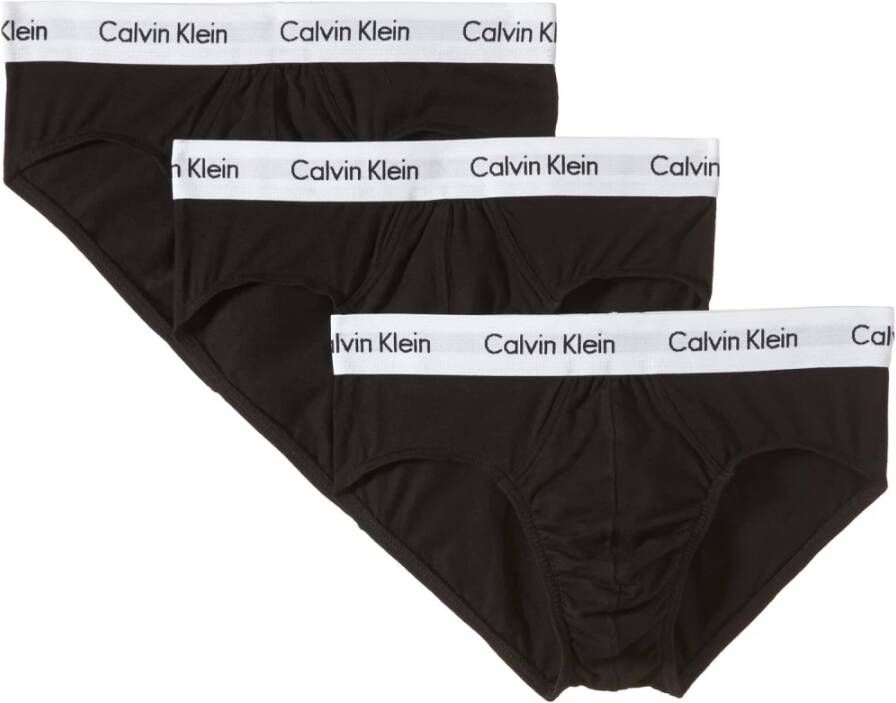 Calvin Klein Men slip Underwear 3 Hip Brief U2661G low waist pack new Zwart Heren - Foto 3