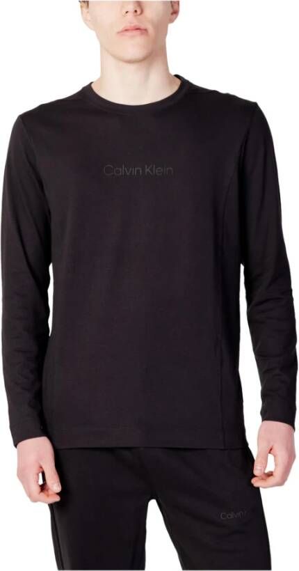 Calvin Klein Performance Shirt met lange mouwen met een ronde hals