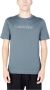 Calvin Klein Comfortabel T-shirt van Katoen en Polyester met Opvallend Logo Blauw Heren - Thumbnail 1