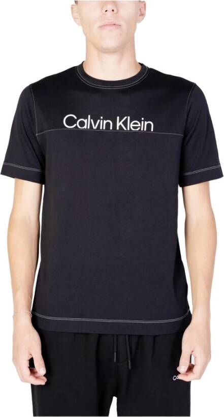 Calvin Klein Sport Heren Zwart T-shirt Zwart Heren