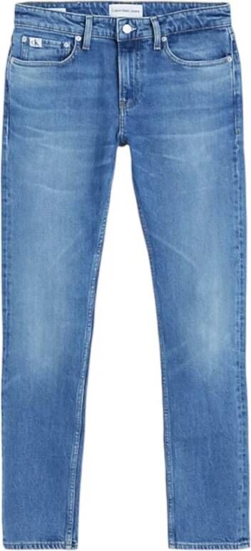 Calvin Klein Stijlvolle Denim Jeans voor Heren Blauw Heren