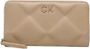 Calvin Klein Elegante beige RFID-portemonnee met meerdere vakken Beige Dames - Thumbnail 1