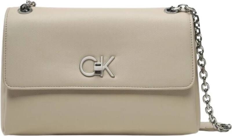 Calvin Klein Crossbody bags Re Lock Ew Conv Crossboody in beige
