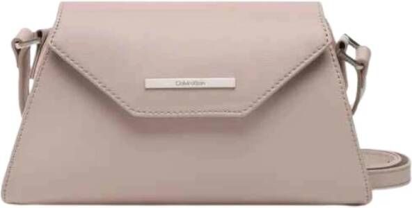 Calvin Klein Crossbody bags Daily Dressed Crossbody W Flap in poeder roze