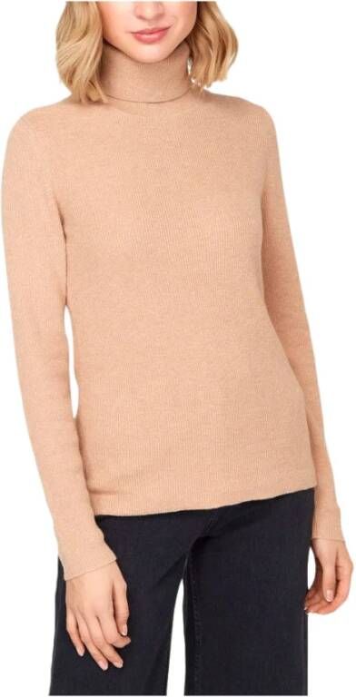 Calvin Klein Trui met Golfhals Beige Dames
