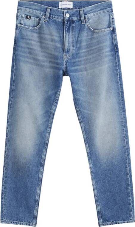 Calvin Klein Blauwe Jeans voor Mannen Blauw Heren