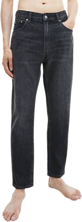 Calvin Klein Straight Jeans Zwart Heren