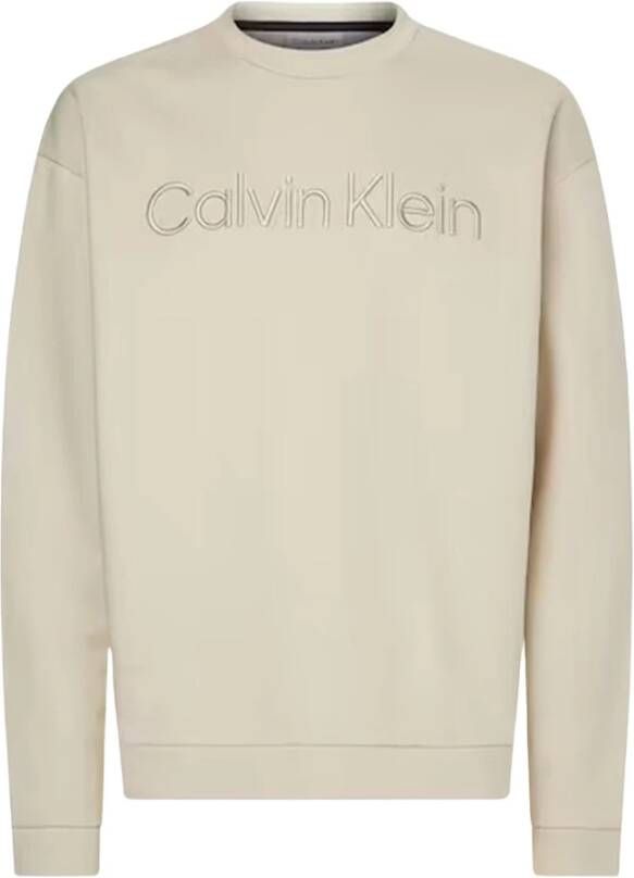 Calvin Klein Sweater Beige k10k109699 ace Beige Heren
