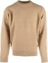 Calvin Klein Beige Trui met Ronde Halslijn en Lange Mouwen Beige Heren - Thumbnail 1