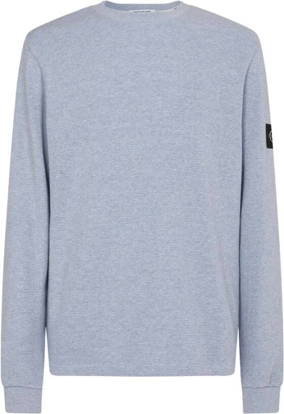 Calvin Klein sweater blauw j30j316610 DAR Blauw Heren