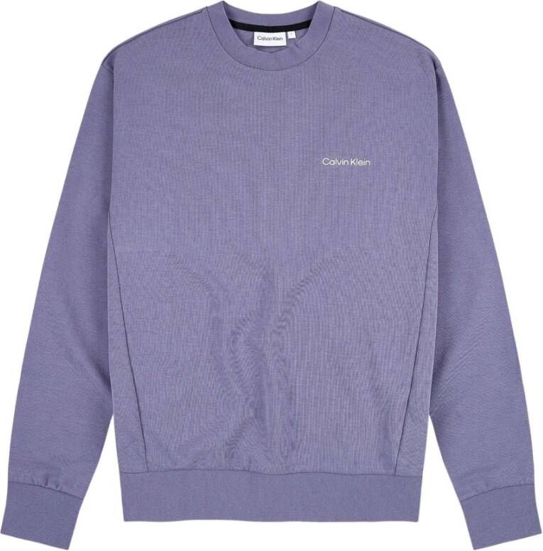 Calvin Klein Paarse Sweater K10K109926 VA8 Purple Heren