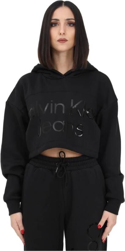 Calvin Klein Sweaters Black Zwart Dames