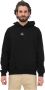 Calvin Klein Zwarte katoenen trui met capuchon en logoprint Zwart - Thumbnail 14