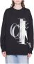 Calvin Klein Comfortabele Zwarte Oversized Hoodie Black Dames - Thumbnail 1