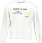 Calvin Klein Witte Sweatshirt met Print en Lange Mouwen White Heren - Thumbnail 1