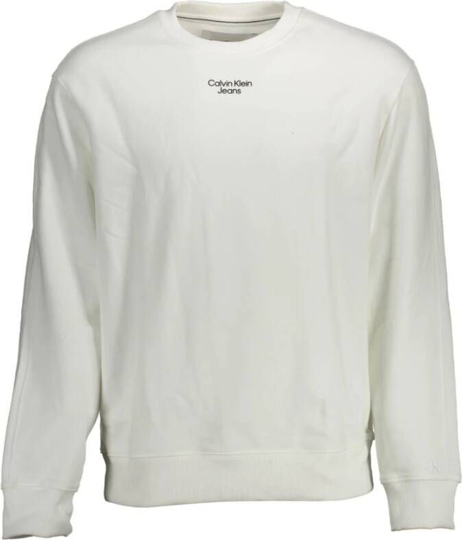 Calvin Klein Sweatshirt Wit Heren