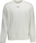 Calvin Klein Witte Crewneck Sweatshirt met Lange Mouwen en Print Logo White Heren - Thumbnail 3