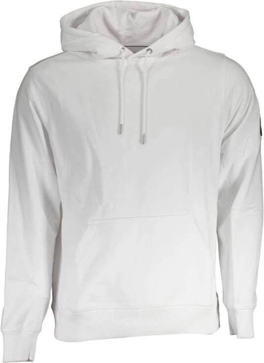 Calvin Klein Sweatshirt Without Zip Man White Wit Heren