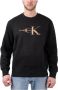 Calvin Klein Koperen Logo Sweatshirt Black Heren - Thumbnail 1