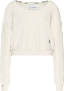 Calvin Klein Jeans Kort sweatshirt van corduroy