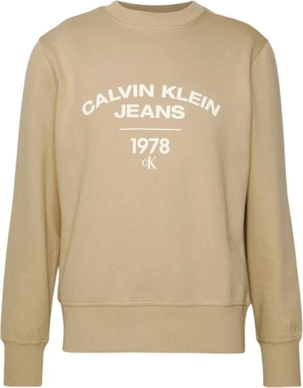 Calvin Klein Jeans Sweatshirt met labelprint model 'VARSITY'