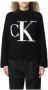 Calvin Klein Trui met ronde hals BLOWN UP CK HIGH NECK SWEATER met groot ck monogram in contrastkleur - Thumbnail 10